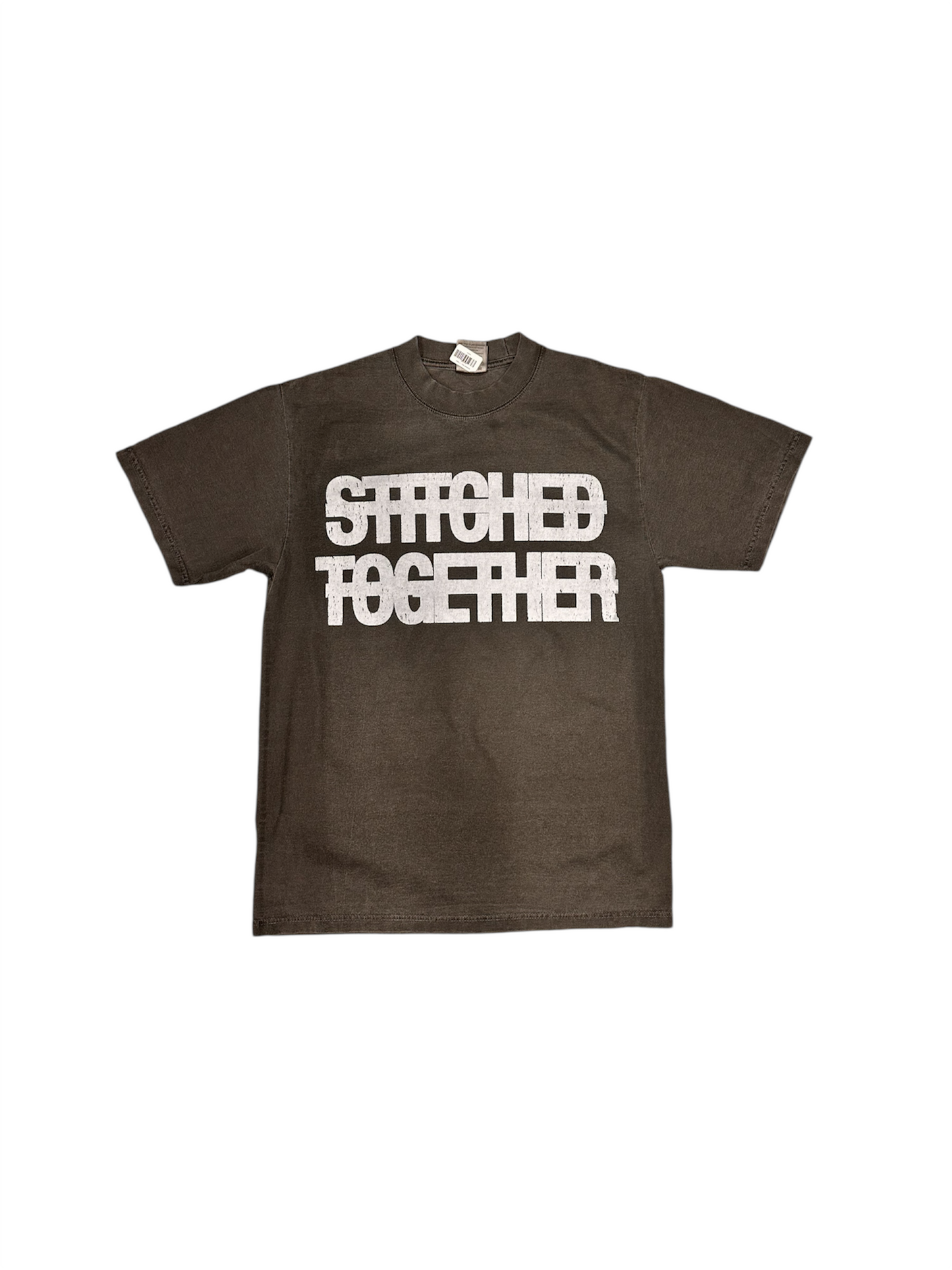 Ash Grey Stitched Together Logo T-Shirt